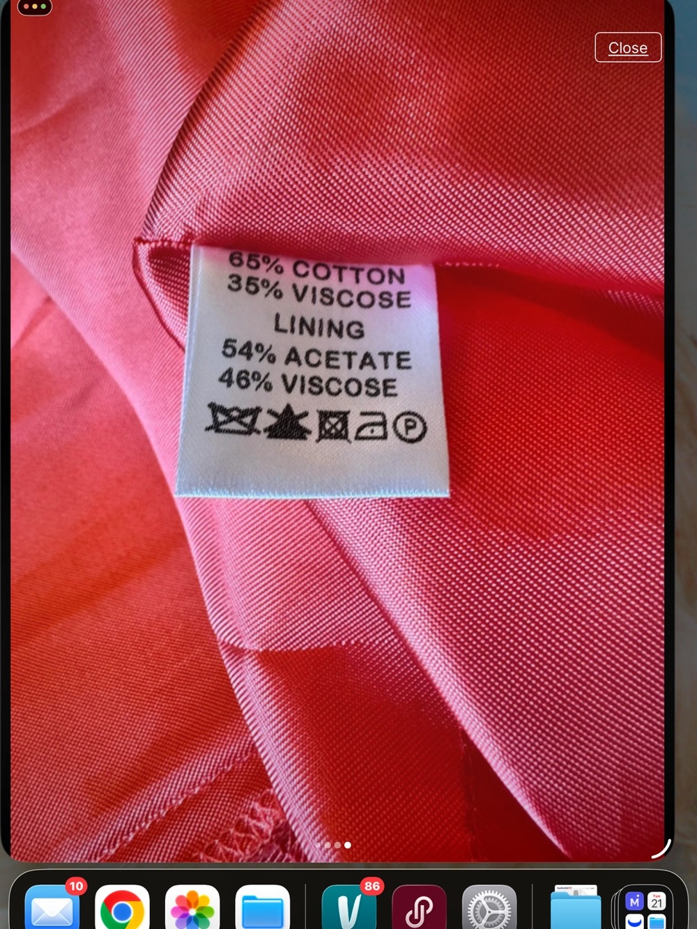 REISS Classic Sleeveless Coral Pink Fit & Flare Dress S - Picture 4 of 5